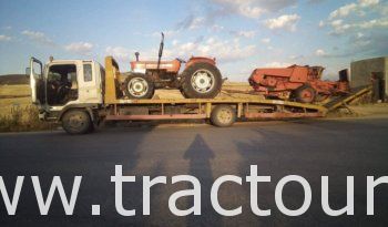 Location Tracteur avec semi remorque porte engin Man TGS 33.400 complet