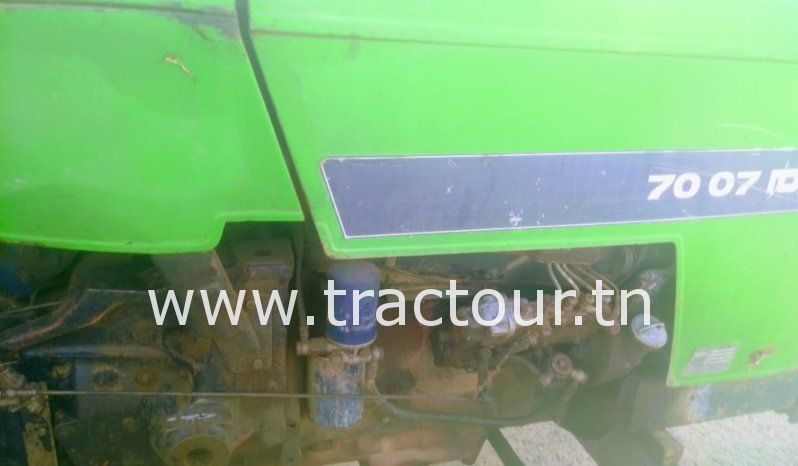 À vendre Tracteur Deutz M 70 07 Mateur complet