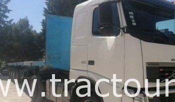 À vendre Tracteur Volvo FH 400 avec semi remorque plateau 3 essieux complet