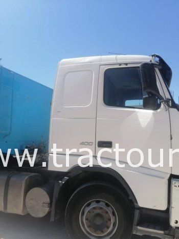 À vendre Tracteur Volvo FH 400 avec semi remorque plateau 3 essieux complet