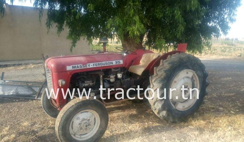 À vendre Tracteur Massey Ferguson MF 35 ➕ semi remorque agricole benne complet