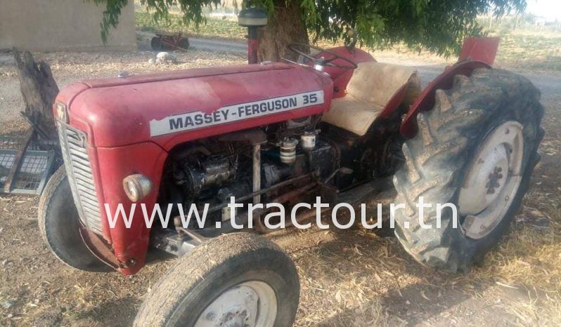 À vendre Tracteur Massey Ferguson MF 35 ➕ semi remorque agricole benne complet