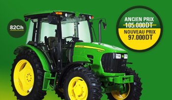 Prix du neuf: Tracteur John Deere 5082E cabine climatisée – Concessionnaire Parenin Tunisie complet