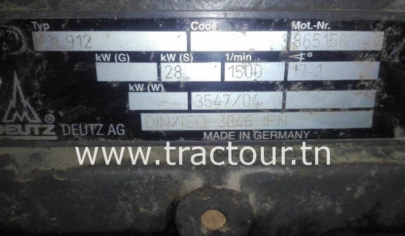 À vendre Groupe électrogène 3 cylindres Deutz 30 kVA complet