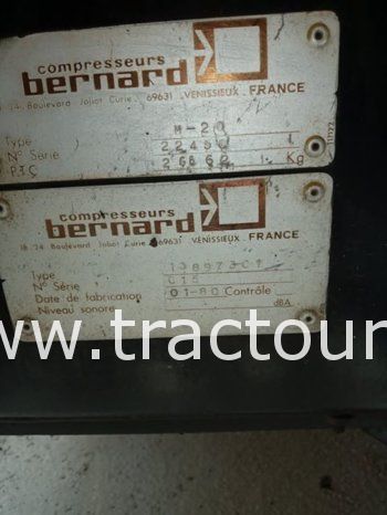 À vendre Compresseur mobilair à piston Bernard moteur Deutz F2L Types 411D – 8 bars complet