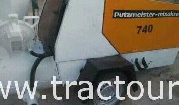 À vendre Pompe à chape 3 cylindres Putzmeister ou échanger contre camion Iveco Daily ou OM40 complet