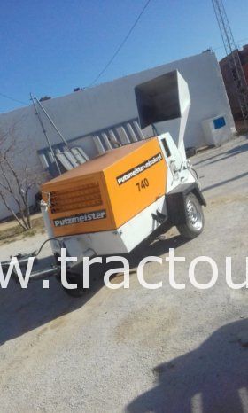 À vendre Pompe à chape 3 cylindres Putzmeister ou échanger contre camion Iveco Daily ou OM40 complet