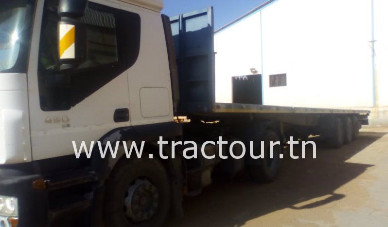 À vendre Tracteur routier Iveco Stralis 450 avec avec semi remorque plateau 3 essieux complet