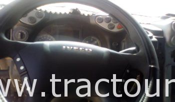 À vendre Tracteur routier Iveco Stralis 450 avec avec semi remorque plateau 3 essieux complet