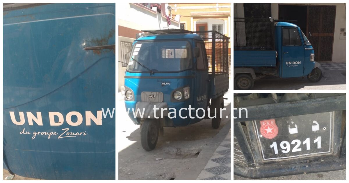 vendre Tricycle Mahindra avec carte grise