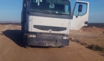 À vendre tracteur routier Renault Kerax 380 avec semi remorque benne complet