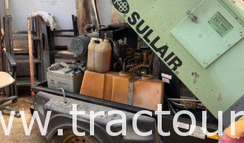 À vendre Compresseur à vis Sullair avec moteur Caterpillar 4 cylindres complet