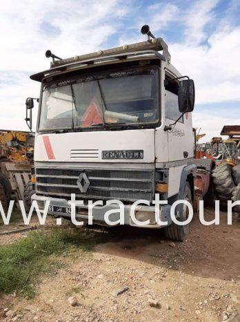 À vendre Tracteur routier Renault Major R350 avec installation pour benne complet