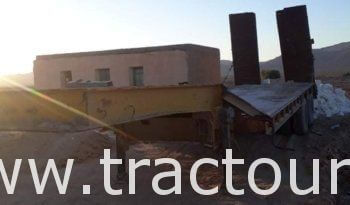 À vendre Semi remorque porte engin Sicame 53 tonnes complet