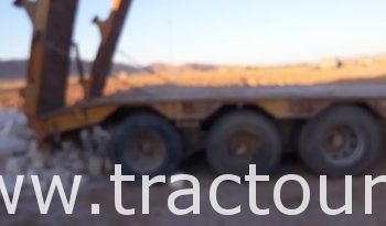 À vendre Semi remorque porte engin Sicame 53 tonnes complet
