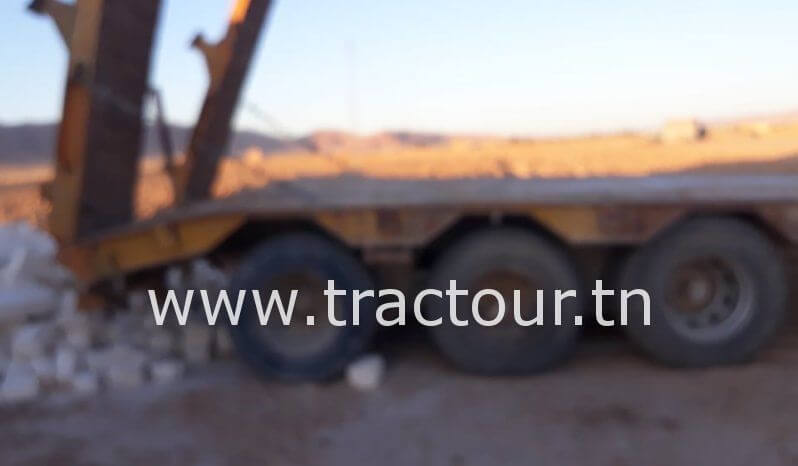 À vendre Semi remorque porte engin Sicame 53 tonnes complet