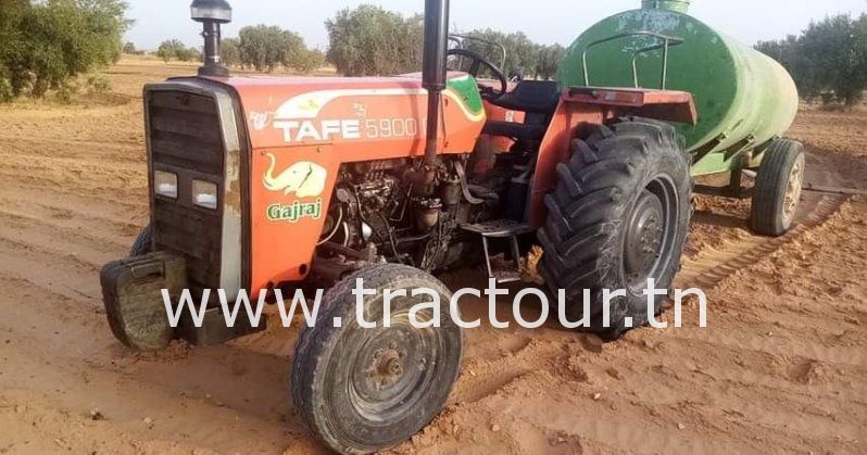Cherche (ابحث) tracteur Tafe 5900 DI simple ou double  نلوج على جرار complet