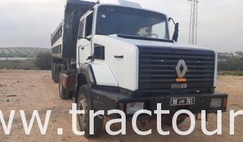 À vendre tracteur routier Renault CLM 385 avec semi remorque benne TP  Comet complet