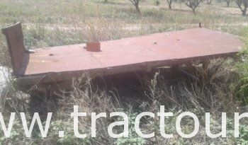 À vendre Offset 12/24 Huard avec lame niveleuse Huard et 3 remorques plateaux complet