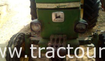 À vendre Tracteur John Deere 2040 direction assisté avec CARTE GRISE – déchaumeuse 6 socs et canadienne/Fanyoura/m7acha 11 dents complet