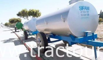 Fabrication Semi remorque agricole citerne 5000 Litres SIFAM complet