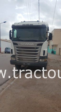 À vendre Tracteur Scania G380 avec semi remorque benne TP complet