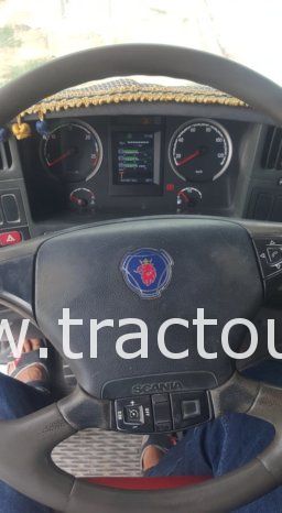 À vendre Tracteur Scania G380 avec semi remorque benne TP complet
