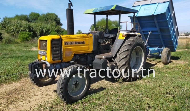 À vendre Tracteur avec matériels Renault 75-32 complet