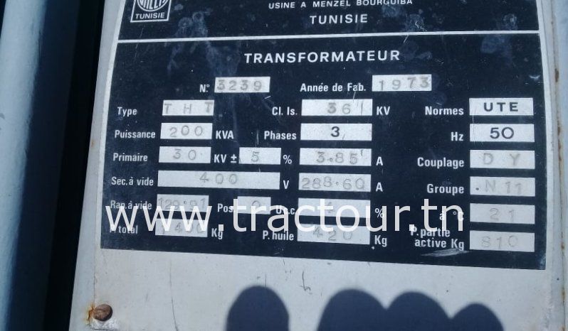 À vendre Transformateur électrique complet