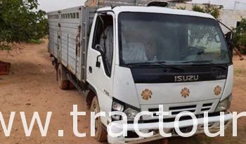À vendre Camion plateau avec ridelles Isuzu NPR complet