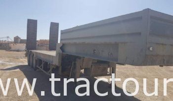 À vendre Semi remorque porte engin Tunicom complet
