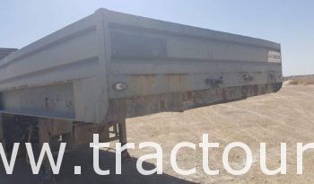À vendre Semi remorque porte engin Tunicom complet