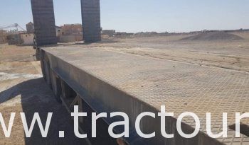 À vendre Semi remorque porte engin Tunicom complet