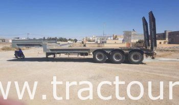 À vendre Semi remorque porte engin Tunicom complet