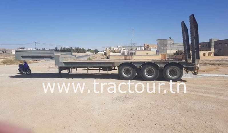 À vendre Semi remorque porte engin Tunicom complet