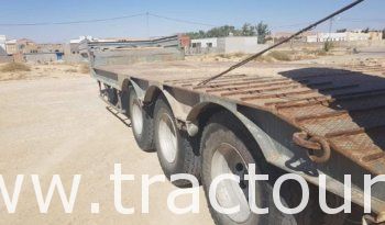À vendre Semi remorque porte engin Tunicom complet
