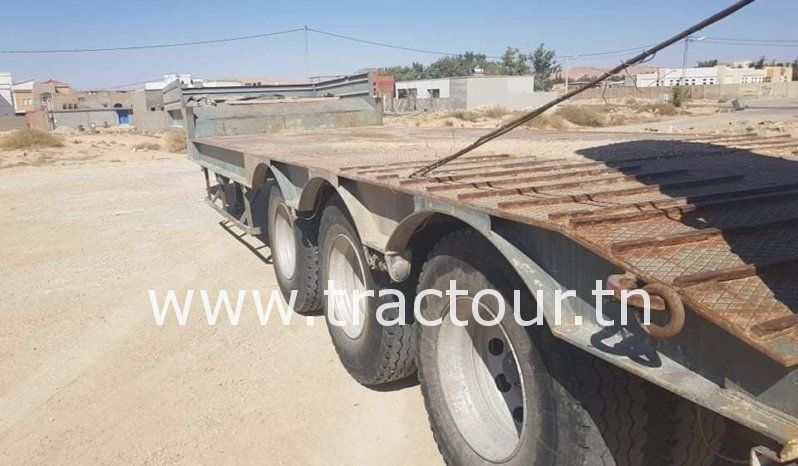 À vendre Semi remorque porte engin Tunicom complet