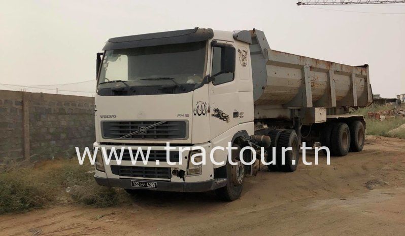 À vendre Tracteur routier Volvo FH12 380 avec semi remorque benne TP complet