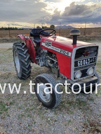 À vendre Micro-tracteur Massey Ferguson 210-4 avec carte grise et semi remorque agricole benne et citerne complet