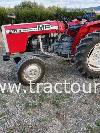 À vendre Micro-tracteur Massey Ferguson 210-4 avec carte grise et semi remorque agricole benne et citerne complet