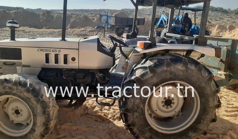 À vendre Tracteur Lamborghini Cross 65 S avec semi remorque agricole benne et lame niveleuse complet