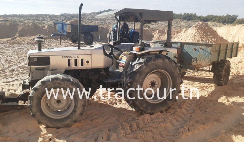 À vendre Tracteur Lamborghini Cross 65 S avec semi remorque agricole benne et lame niveleuse complet