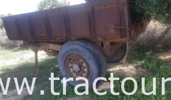À vendre Tracteur Deutz M 70 07 avec canadienne et semi remorque agricole benne complet