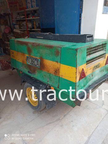 À vendre Compresseur de chantier Atlas Copco avec moteur Deutz 3 cylindres complet