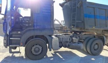 À vendre tracteur routier Man TGS 19.400 avec semi remorque benne TP caisse rectangulaire Sicame complet