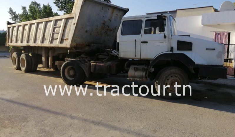 À vendre Tracteur routier Renault CLM 385 avec semi remorque benne TP Sicame 28 tonnes complet