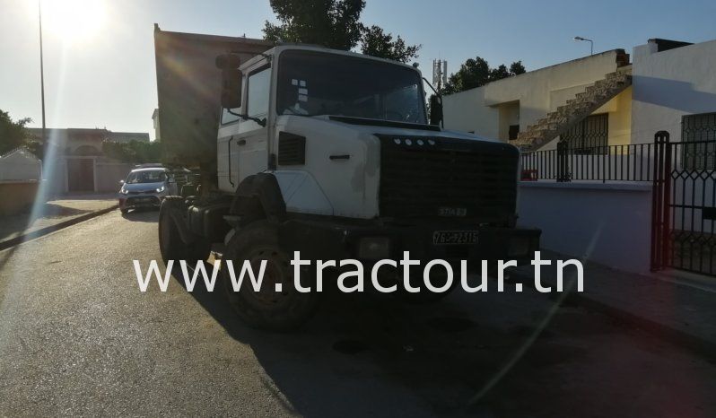 À vendre Tracteur routier Renault CLM 385 avec semi remorque benne TP Sicame 28 tonnes complet
