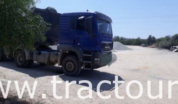 À vendre Tracteur routier Man TGS 19.400 avec semi remorque benne TP Sicame complet