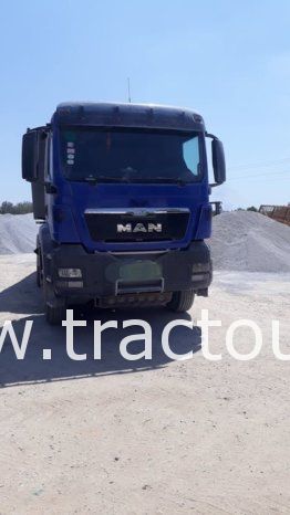 À vendre Tracteur routier Man TGS 19.400 avec semi remorque benne TP Sicame complet
