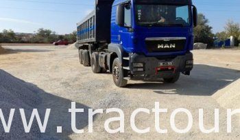 À vendre Tracteur routier Man TGS 19.400 avec semi remorque benne TP Sicame complet